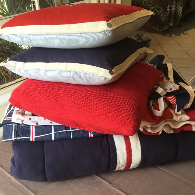 Boys Tommy Hilfiger Bedding Duna Cover Bed Sheet Pillow Covers