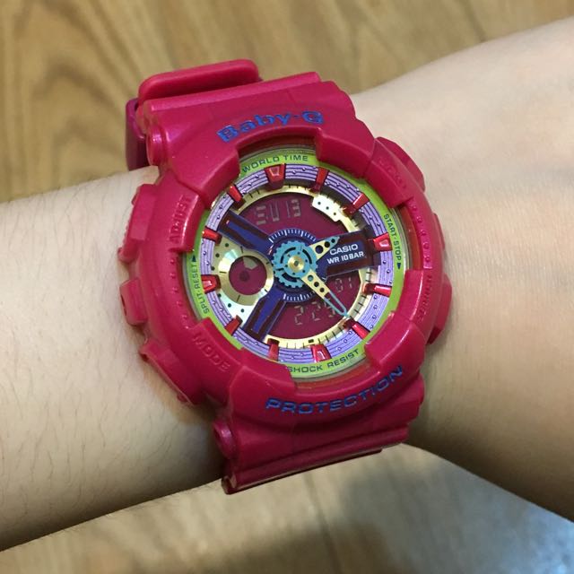 Casio G-shock BABY-G BA-112-4A 桃紅色 少女時代代言