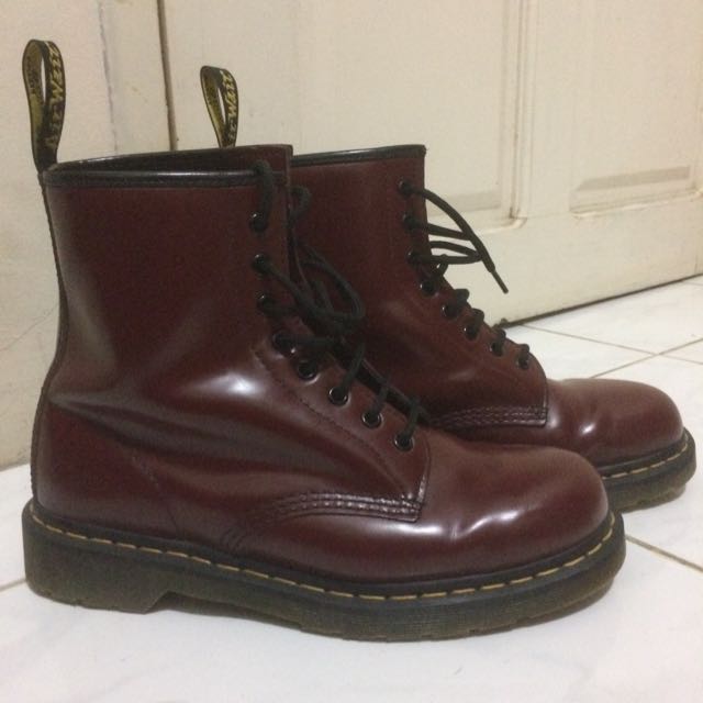 1460 smooth cherry red