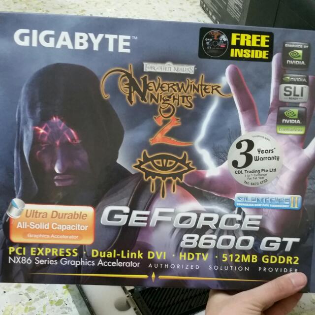 Gigabyte hotsell 8600 gt