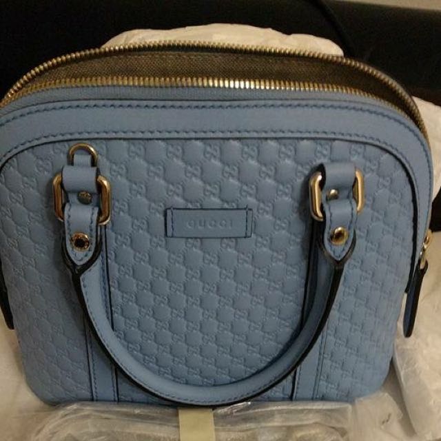Gucci micro gg grey sales leather convertible dome crossbody