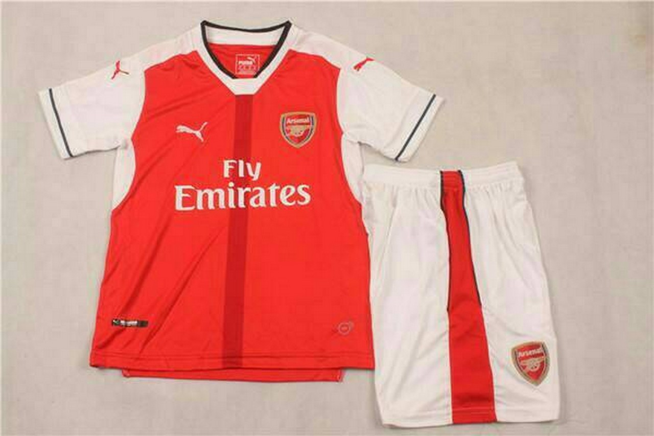 Jersey Baju Bola Kids Anak Arsenal Home Official 2016 2017 Jersey B Olah Raga Baju Olahraga Di Carousell