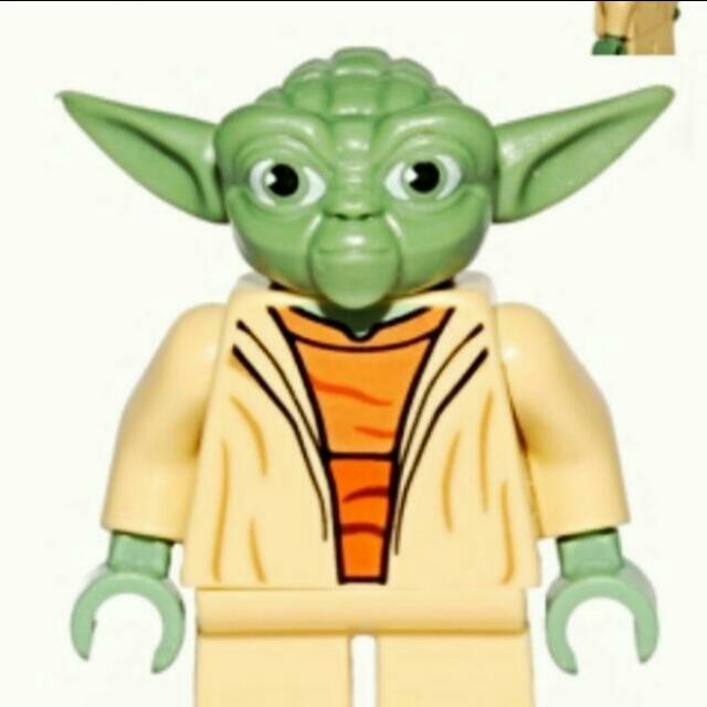 Lego Star Wars Yoda White Hair Slight Yellowing Toys Games