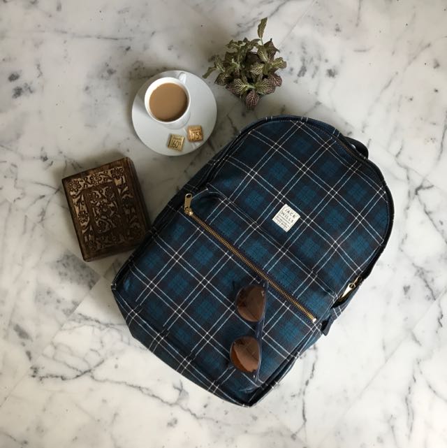 Plaid Backpack By Jack Wills Luxury Bags Wallets On Carousell