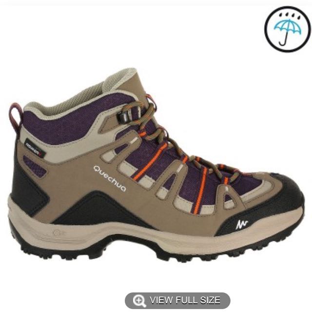 QUECHUA ARPENAZ 100 MID WATERPROOF WOMEN S HIKING BOOTS Decathlon