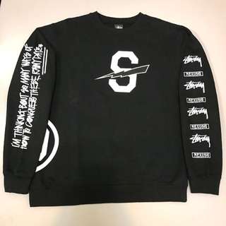 STUSSY X NEXUSVII 聯名厚棉T 衛衣 大學T Rainy Dayz