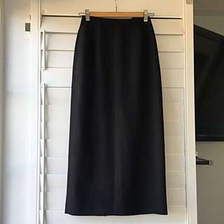 Vintage Wool Maxi Skirt