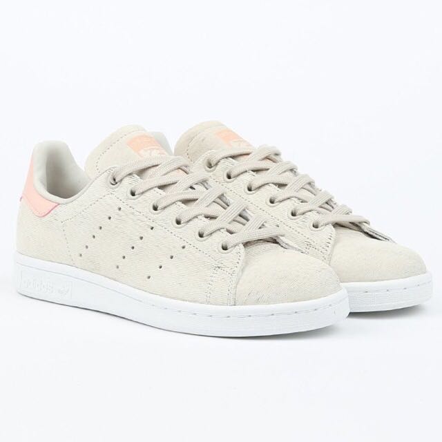 stan smith grey and pink