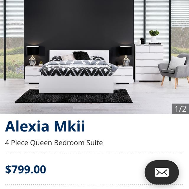 Alexia Mikii 4 Piece Queen Bedroom Suite From Super Amart Shop