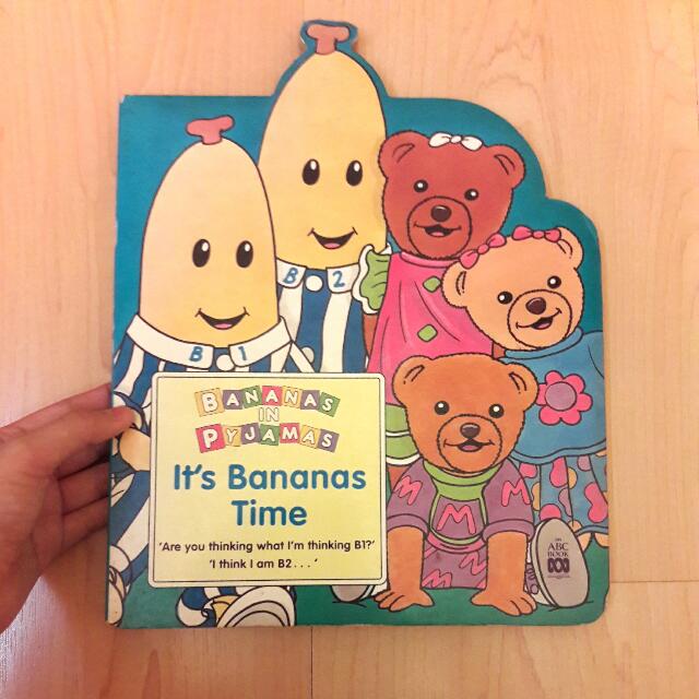 FREE Bananas In Pajamas Board Book With Purchase, Books & Stationery