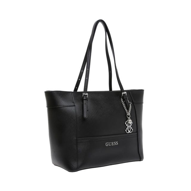 black tote bag guess