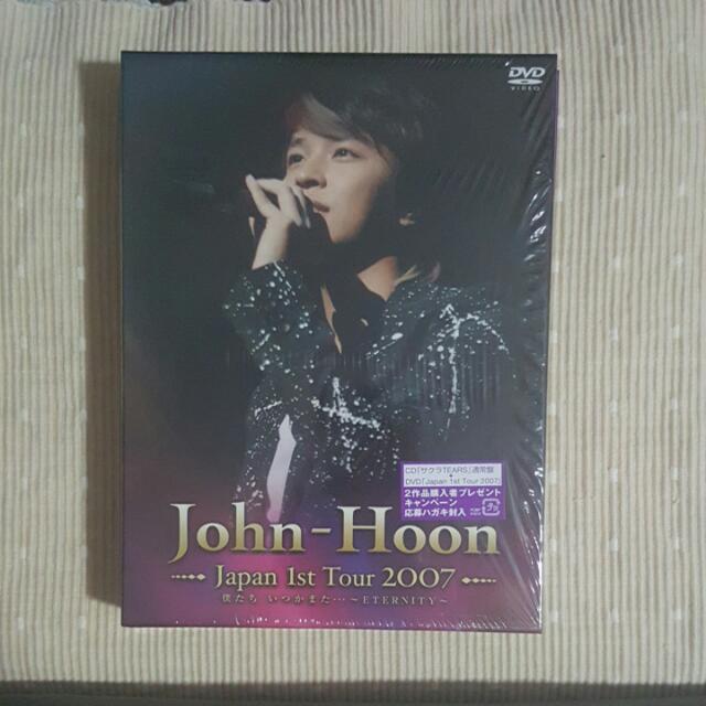 John Hoon Kim Jeong Hoon Japan 1st Tour 2007 CD & DVD