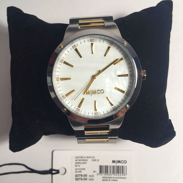 NEW Mimco Silver and Gold Watch Women s Fashion Watches on Carousell