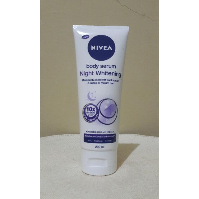nivea body night serum