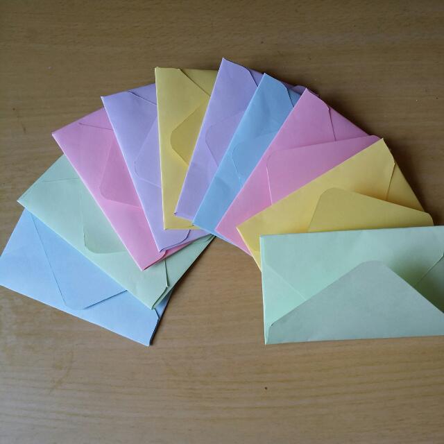 Pastel Colour Gift Card Size Envelopes, Hobbies & Toys, Stationery