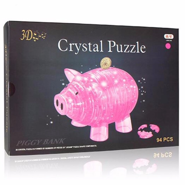 Pig 3d Crystal Puzzle Coin Bank Everything Else On Carousell