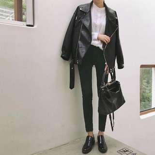 PU Oversized Jacket
