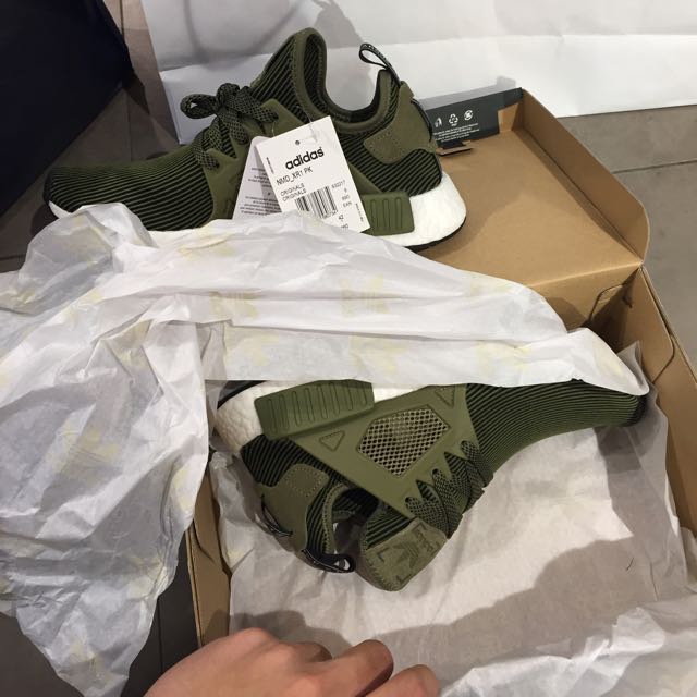 Adidas Nmd Xr1 Pk Olive Green khaki Men s Fashion Footwear Sneakers on Carousell