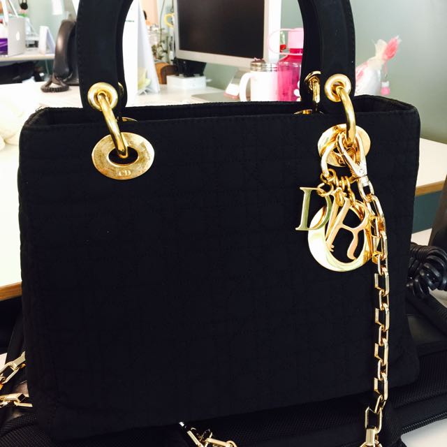 lady dior fabric bag
