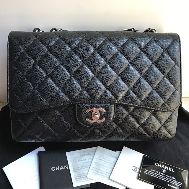 Chanel jumbo dust discount bag