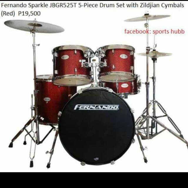 Fernando Sparkle Drum Set (Category: Musical Instruments) located in Manila. Submitted by sportshubb (Listing ID 76105016, Image 1). Description: .