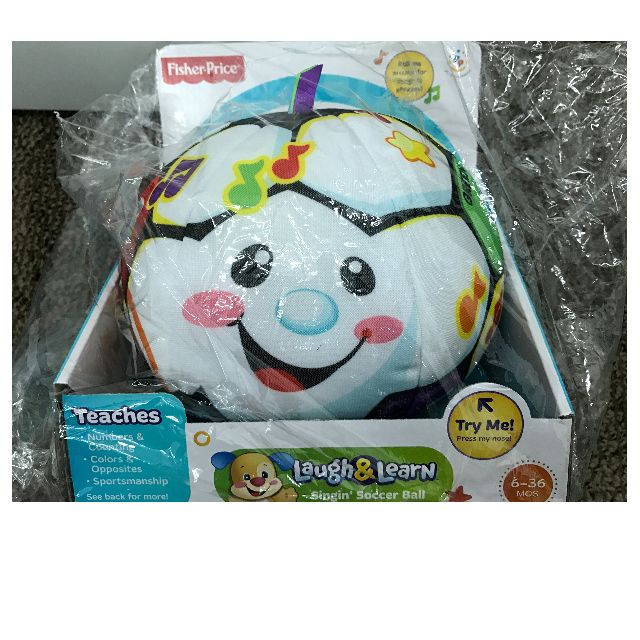 FisherPrice Laugh Learn Singing Soccer Ball Babies Kids