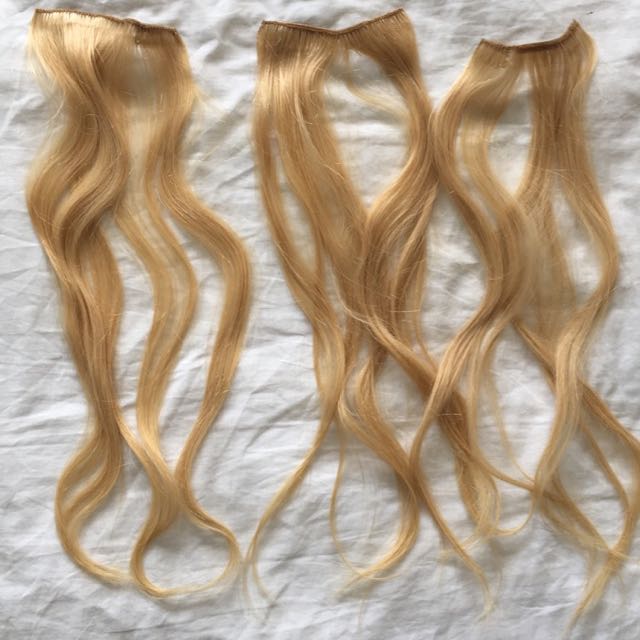 Glamaco 18 Platinum Blonde Hair Extensions