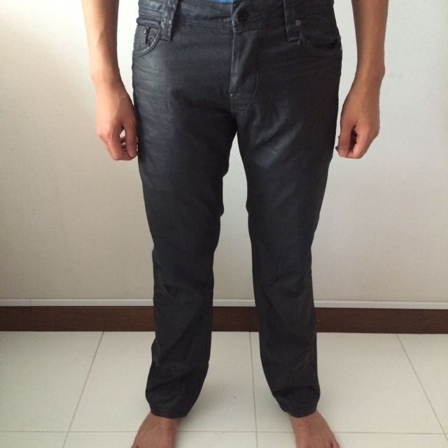 g star coated jeans
