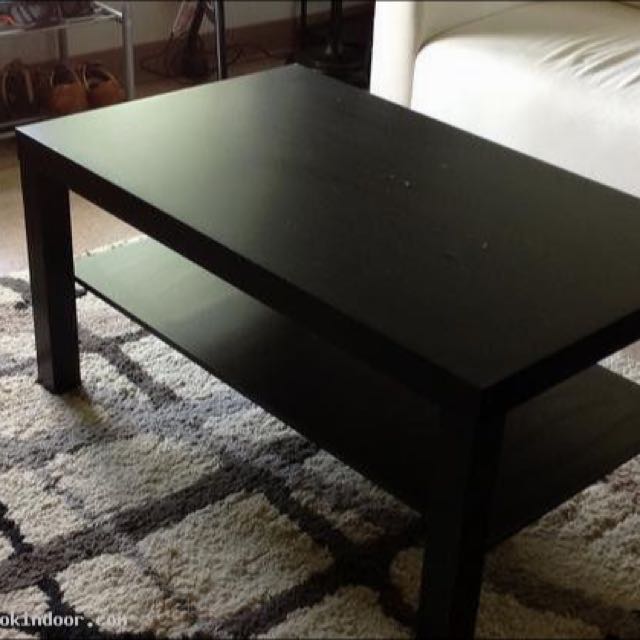 Ikea Lack Table Black Brown Furniture On Carousell
