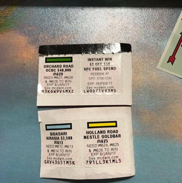 McDonalds Monopoly Canada Rare Pieces Monopoly Land, 42 OFF