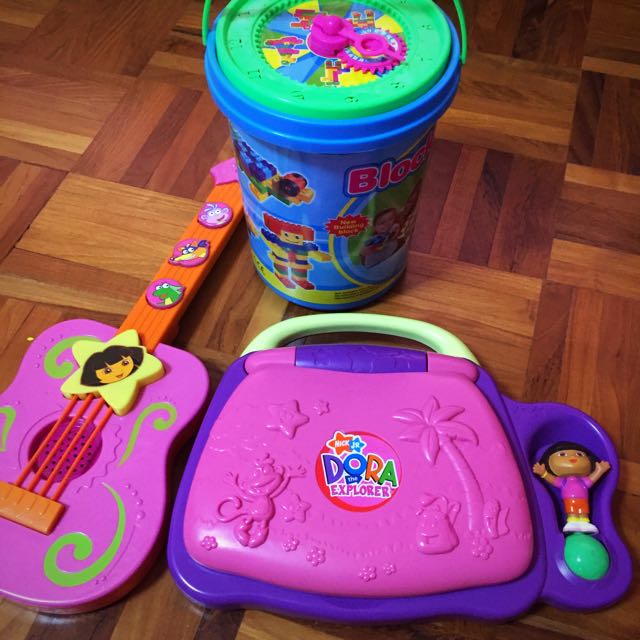 Move Away Sale Dora Toys Plus Block Set Hobbies Toys Toys Games On Carousell