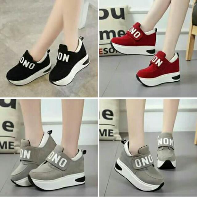 NEW! KOREAN WEDGE RUBBER SHOES 35-36-37 