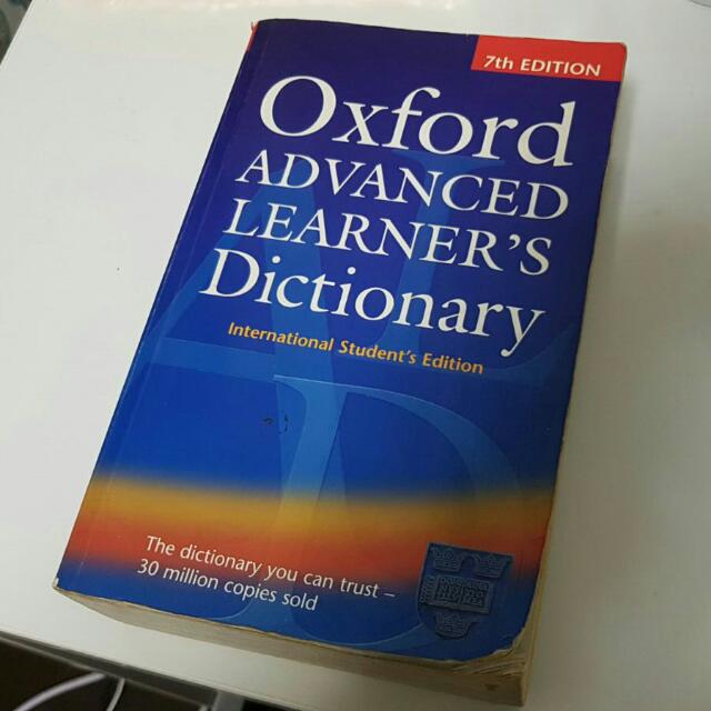 Reduced Price Oxford Advanced Learner S Dictionary 7th Edition Books Stationery Fiction On Carousell