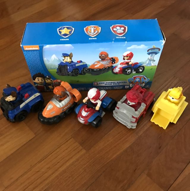 paw patrol racers team pack