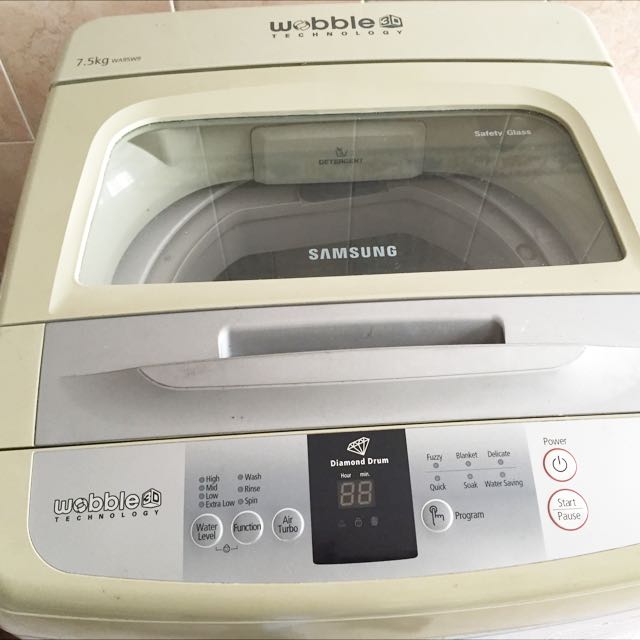 Samsung 7.5 Kg Washing Machinespoilt, TV & Home Appliances, Washing