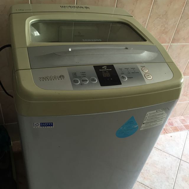 Samsung 7.5 Kg Washing Machinespoilt, TV & Home Appliances, Washing