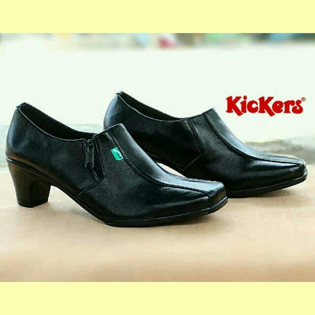 Sepatu Kickers Pantofel Women Wanita Kulit Kuliah Kerja Formal Kantor Olshop Fashion Olshop Wanita Di Carousell