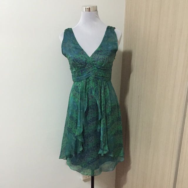 zara peacock dress