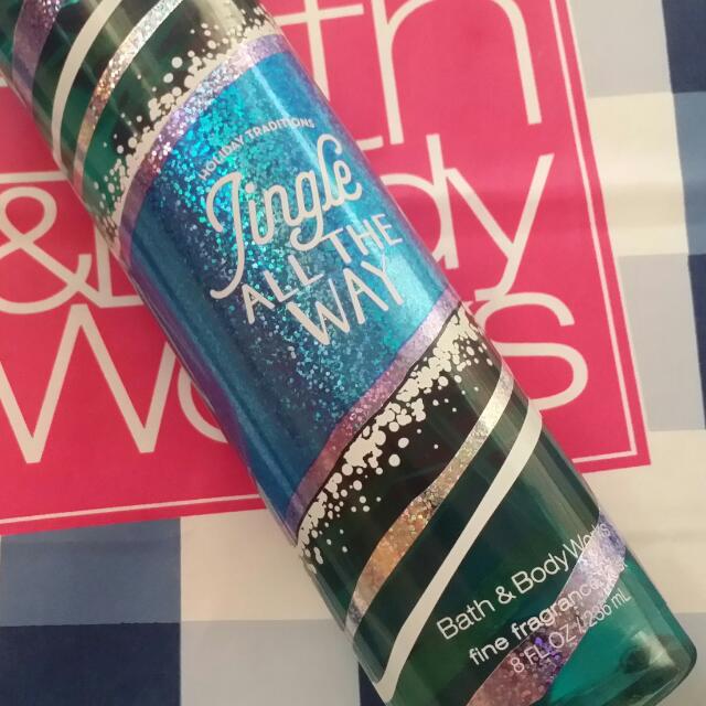 Bath & body works fine hotsell fragrance mist jingle all the way