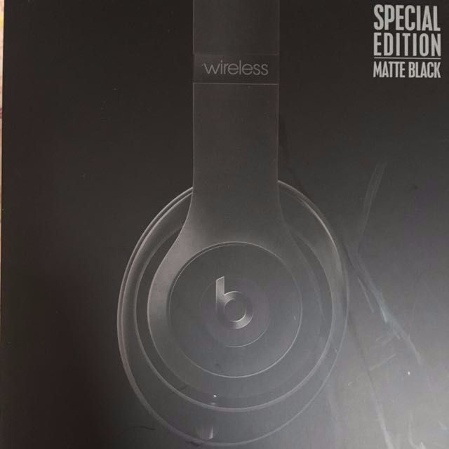 Beats Studio Wireless 2.0 Rare Matte Black Audio Earphones on Carousell