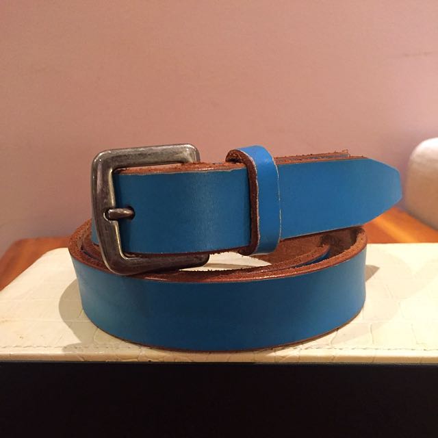 d&g men's leather belt