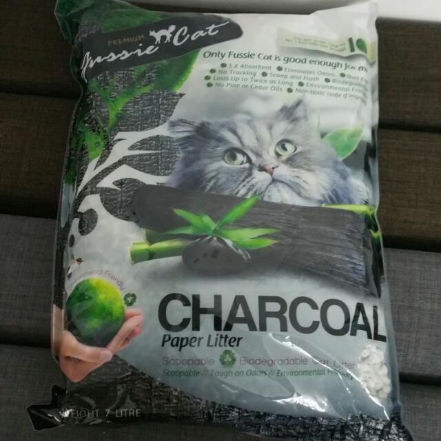 fussie cat paper litter