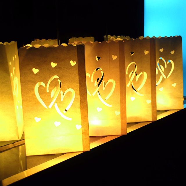 Light Holder Luminaria Paper Lantern Candle Bag For New Year