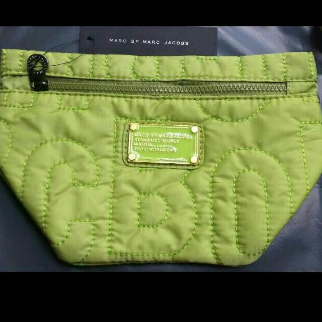 neon yellow clutch bag