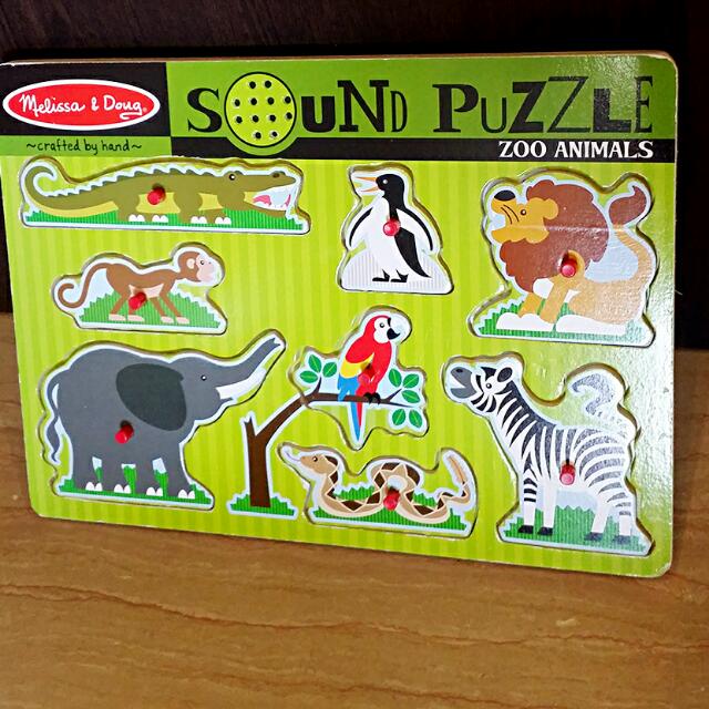 Melissa & Doug Zoo Animals Sound Puzzle, Hobbies & Toys, Toys & Games on  Carousell
