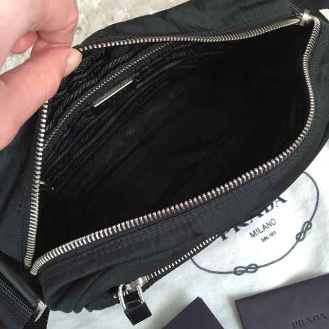 Prada vela sport nero sales