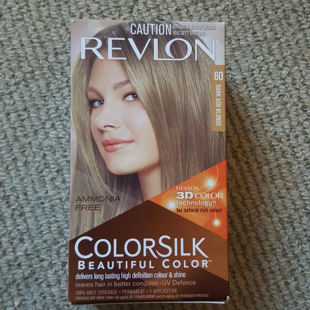 Revlon Colour Silk Ash Blonde 60 Hair Dye Health Beauty Hair