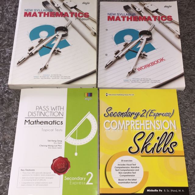 SECONDARY 2 MATH TEXTBOOKS And WORKBOOKS, Hobbies & Toys, Books ...