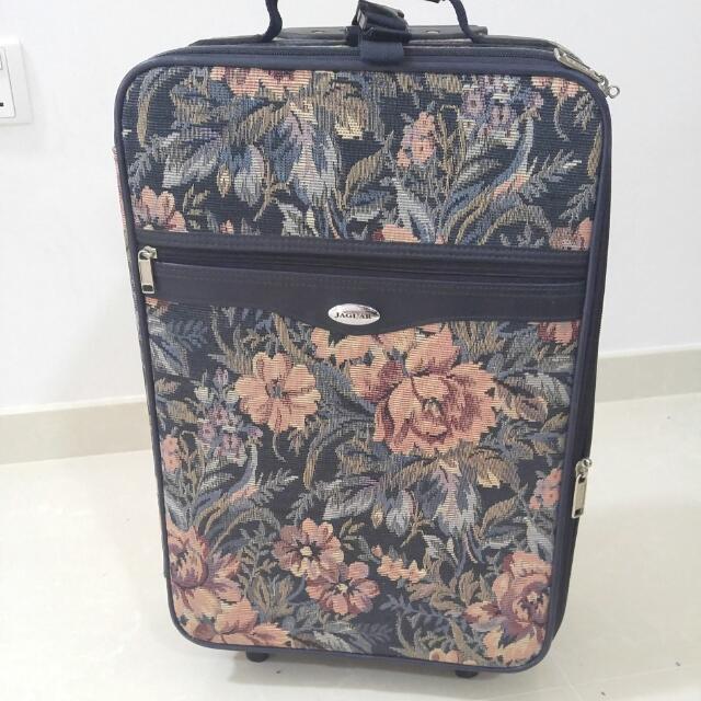 jaguar suitcase vintage