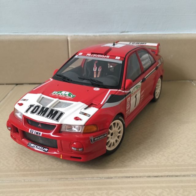 1 18 Autoart Mitsubishi Lancer Evolution 6 Wrc Toys Games Others On Carousell